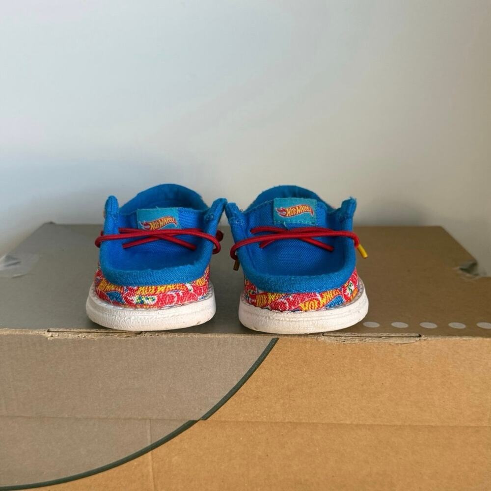Hey Dude Toddler Wally Funk Mono “Hot Wheels’”Toddler Kid Shoes - SZ 6 C - Picture 6 of 10